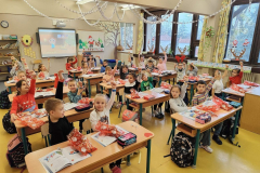 A Mikulás az 1. osztályban