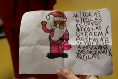 A Mikulás az 1. osztályban